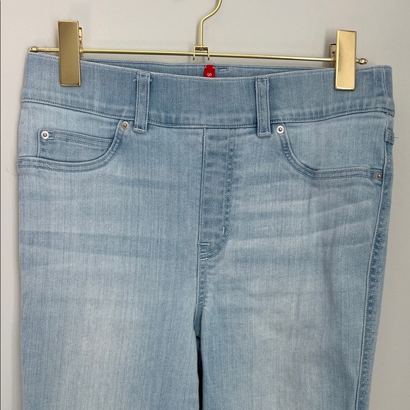SPANX Women's Retro Light Wash Stretch Flare Jeans Size S - Picture 10 of 12
